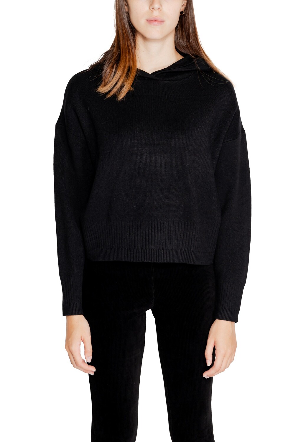 

Джемпер Vero Moda с капюшоном, черный