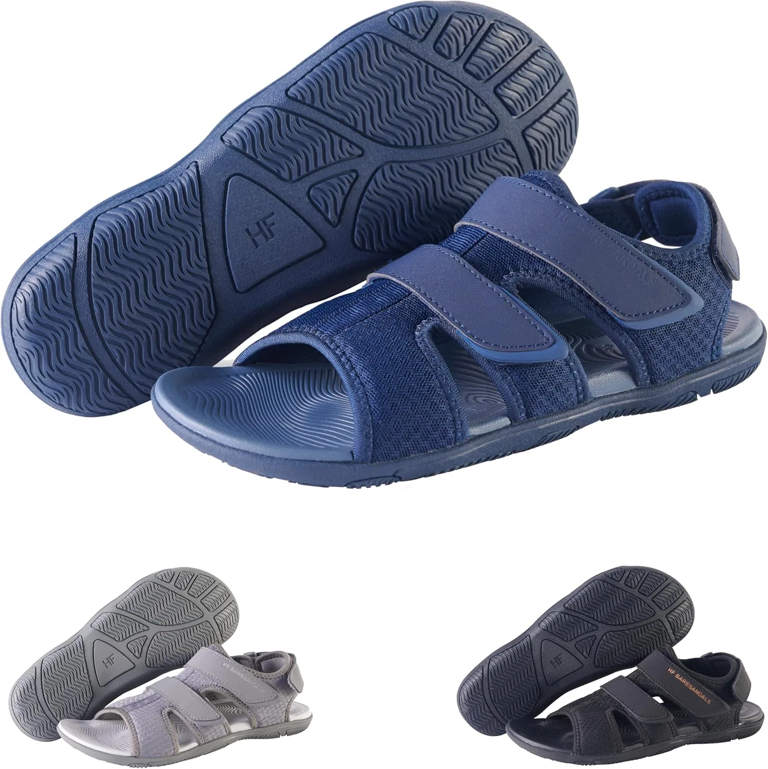 Спортивные сандалии с нулевым подъемом Hike Footwear, синие
