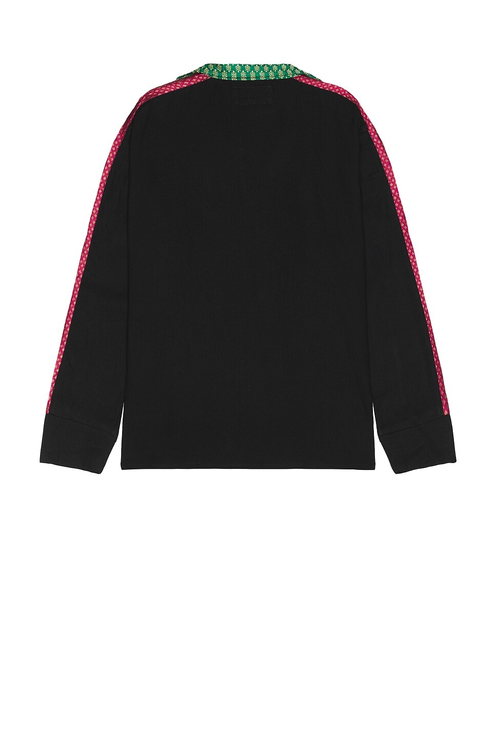 

Рубашка с воротником «Бхутия» Kartik Research, цвет Black, Magenta, Green, & Gold