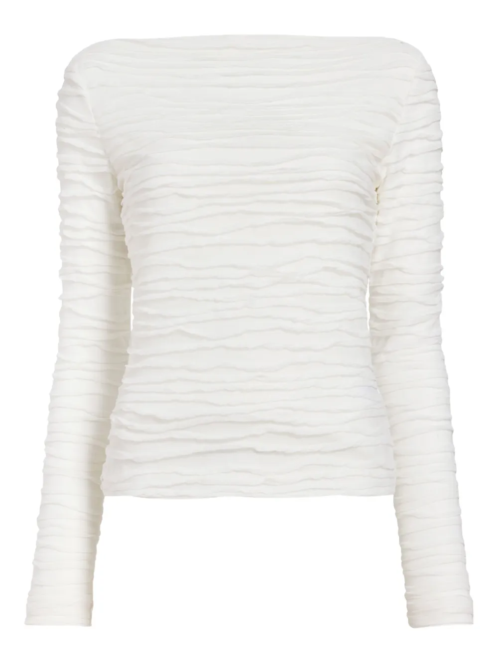 

Топ с длинными рукавами и сборками Proenza Schouler White Label, белый