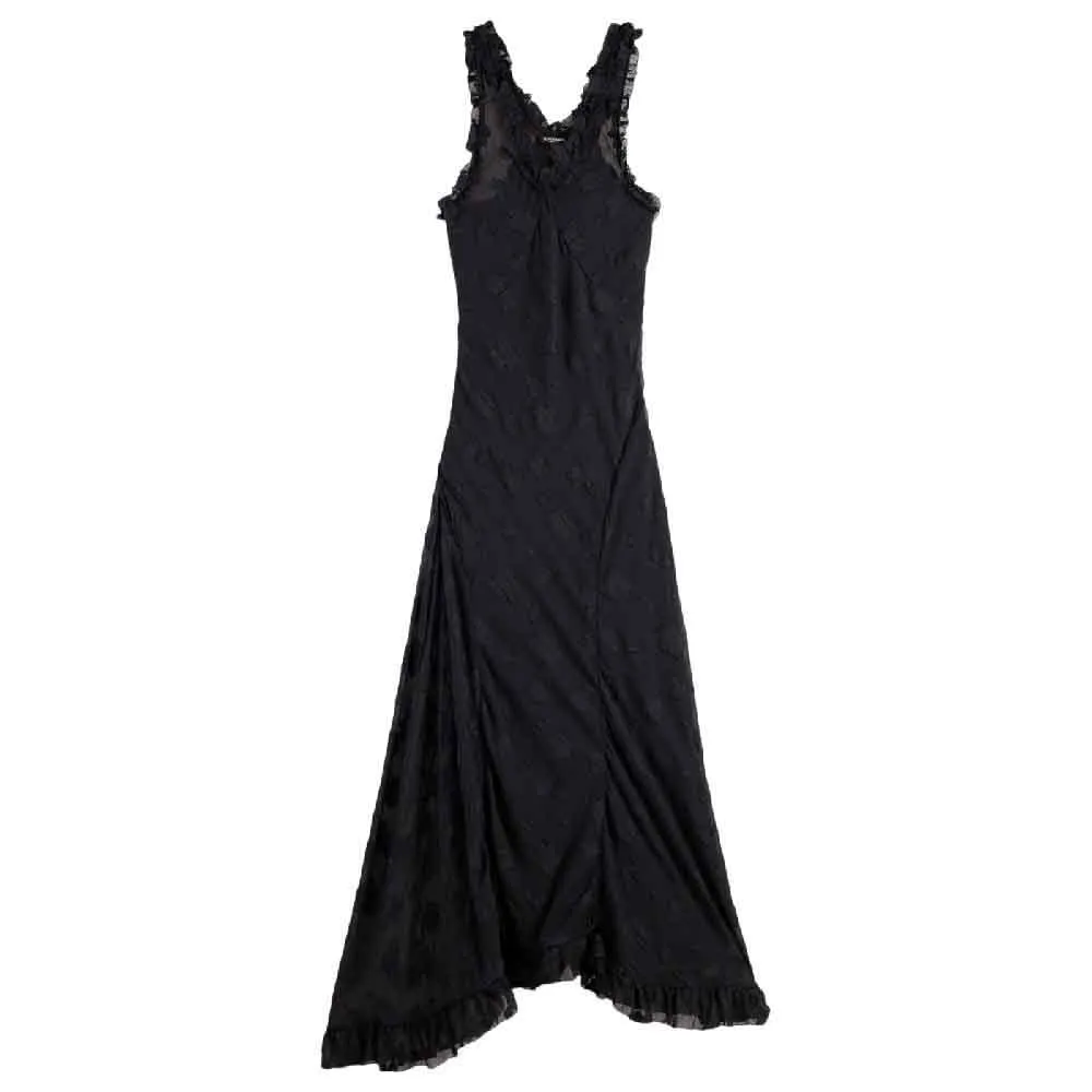 

Платье Scotch & Soda Maxi Ruffle, черный