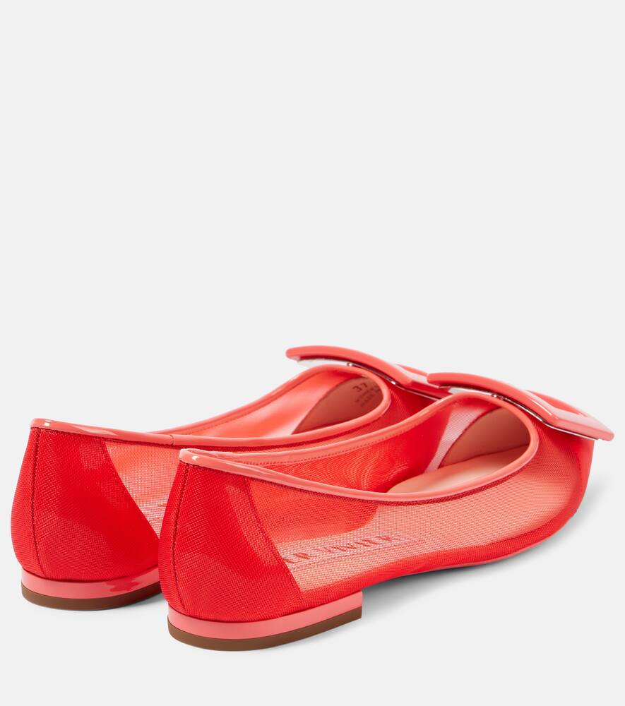 Балетки с кожаной отделкой Gommettine Roger Vivier, R401 (Ribes) + M618 — фото 2