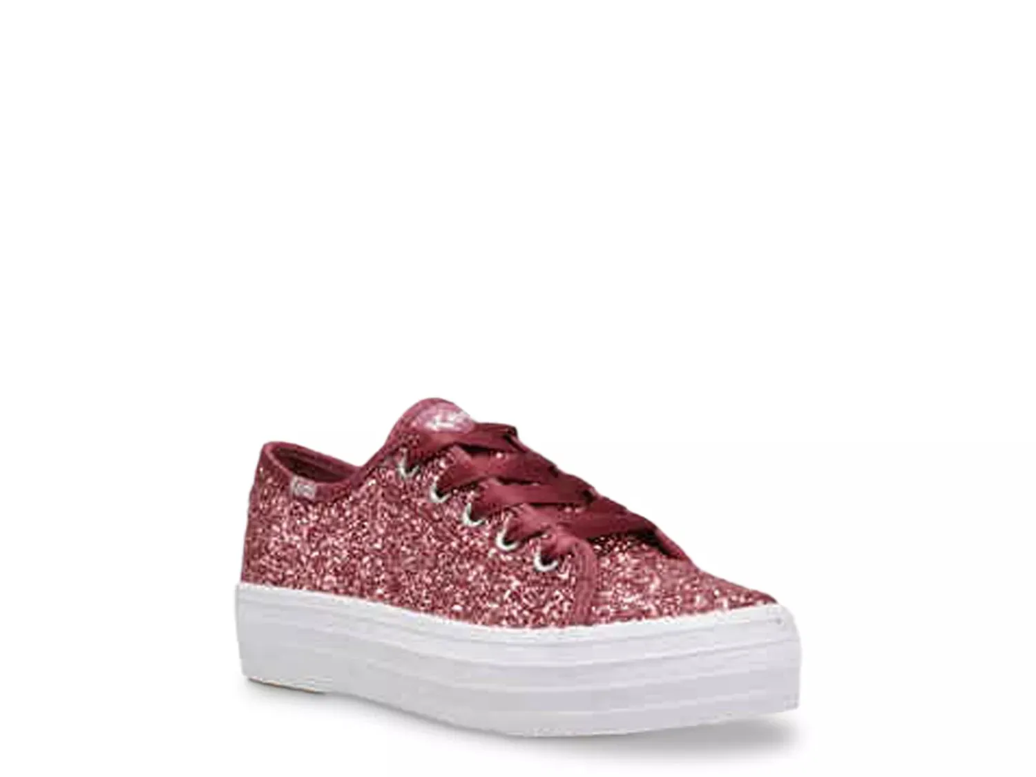 

Кроссовки Keds Triple Up Celebrations — детские, розовые блестки