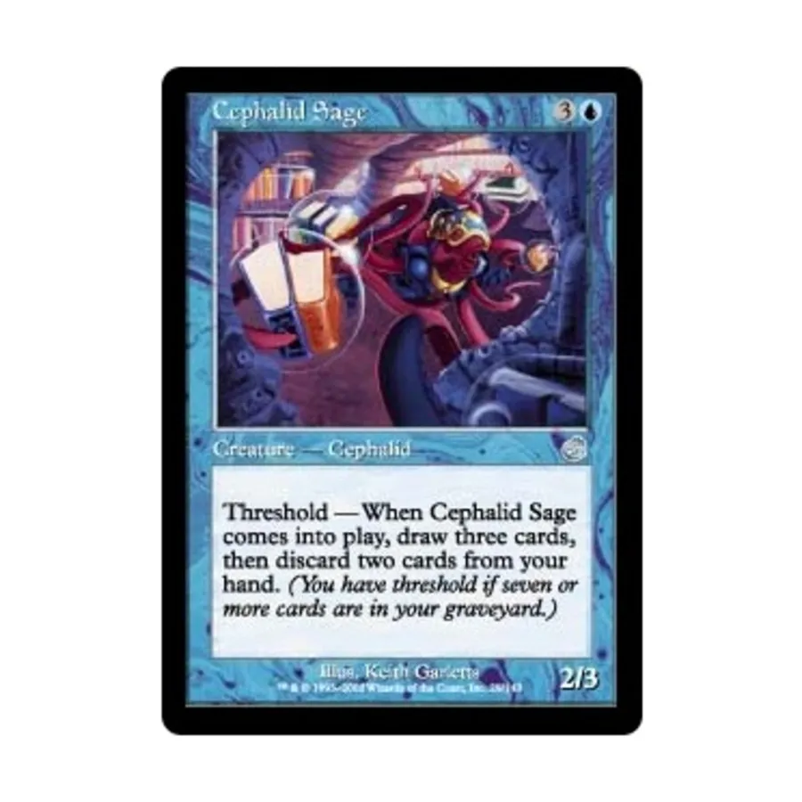

CCG Цефалид Мудрец (U), MTG - Torment