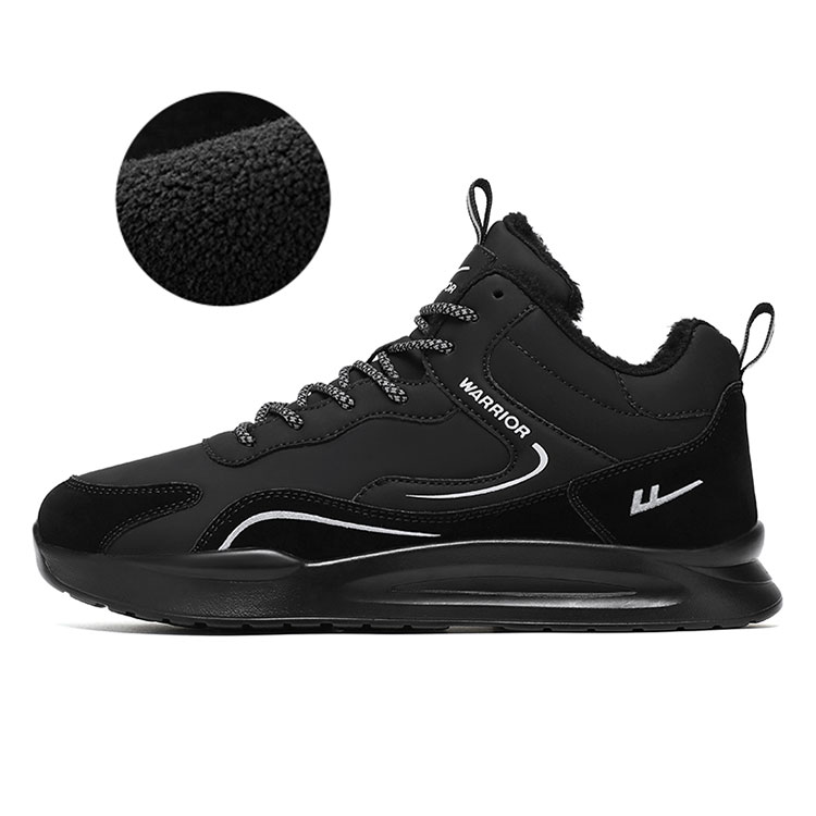 

WARRIOR Мужские низкие кэжуал кеды черные, цвет Black