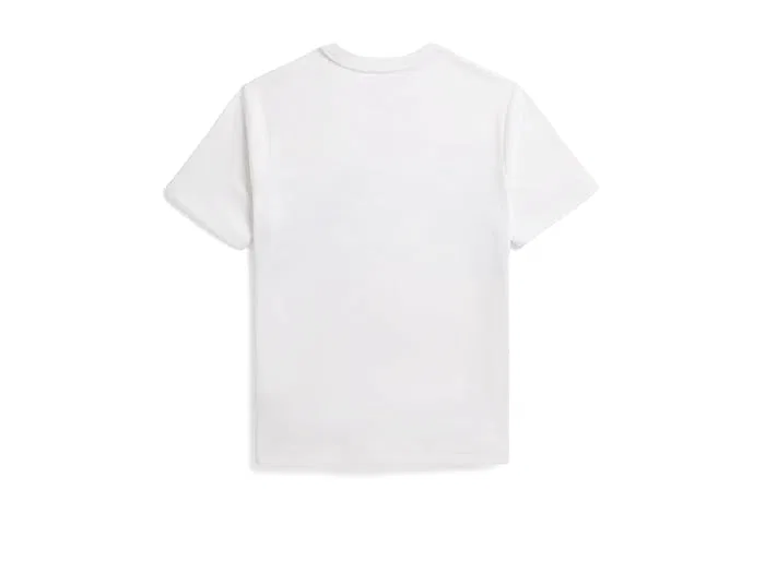 Футболка с принтом акулы Polo Ralph Lauren Kids, White — фото 2