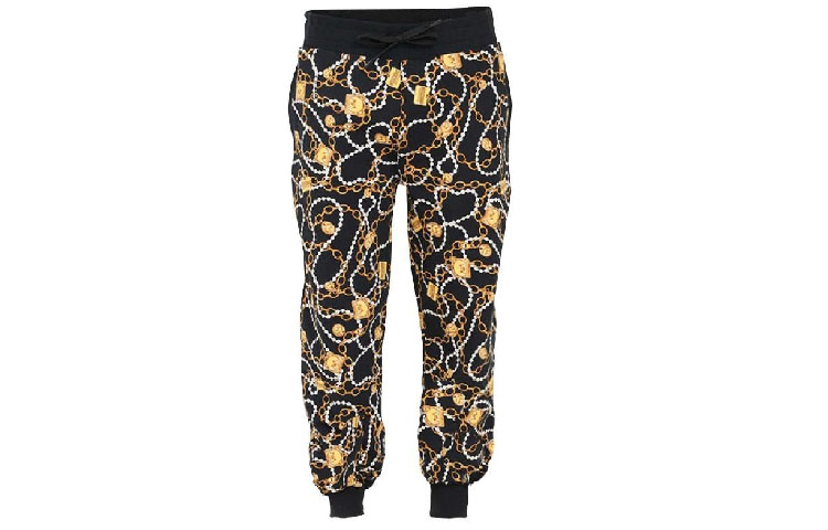 

MOSCHINO Трикотажные спортивные штаны мужские черные