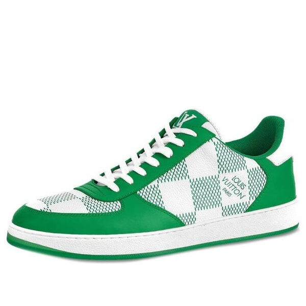 

Кроссовки lv rivoli sneakers 'green with plaid' Louis Vuitton, белый