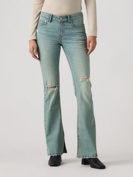 Свитшот Низкие узкие ботинки, светло-индиговый цвет Levi'S, Light Indigo - Worn In