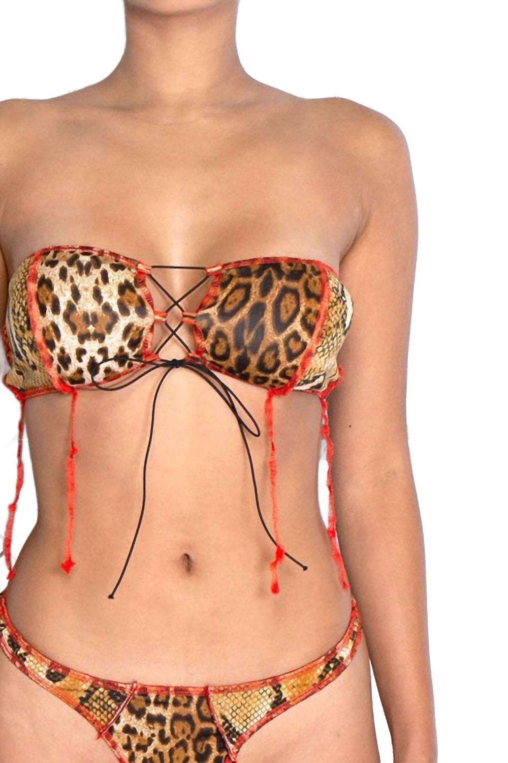 

REHAB LAB Комплект бикини Bite me в разноцветном исполнении