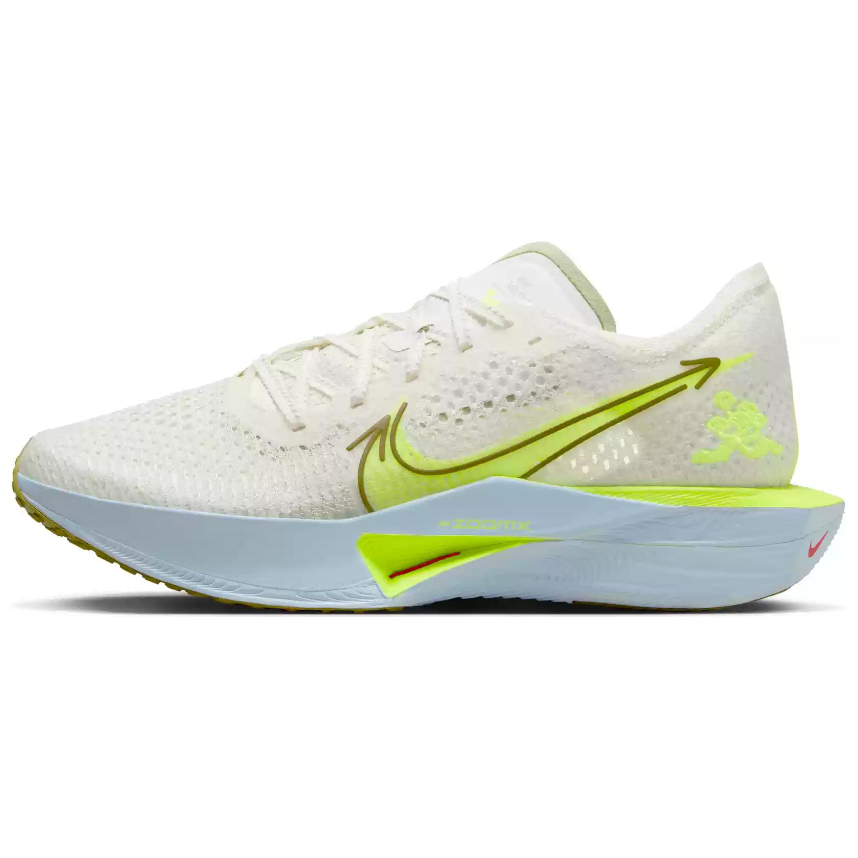 

Кроссовки женские ZoomX Vaporfly 3 с низким верхом, белый/желтый Nike