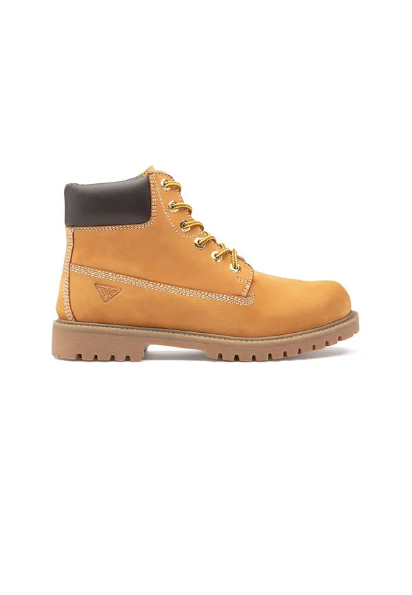 Ботильоны roccia mid m на шнуровке Docksteps, Light Yellow