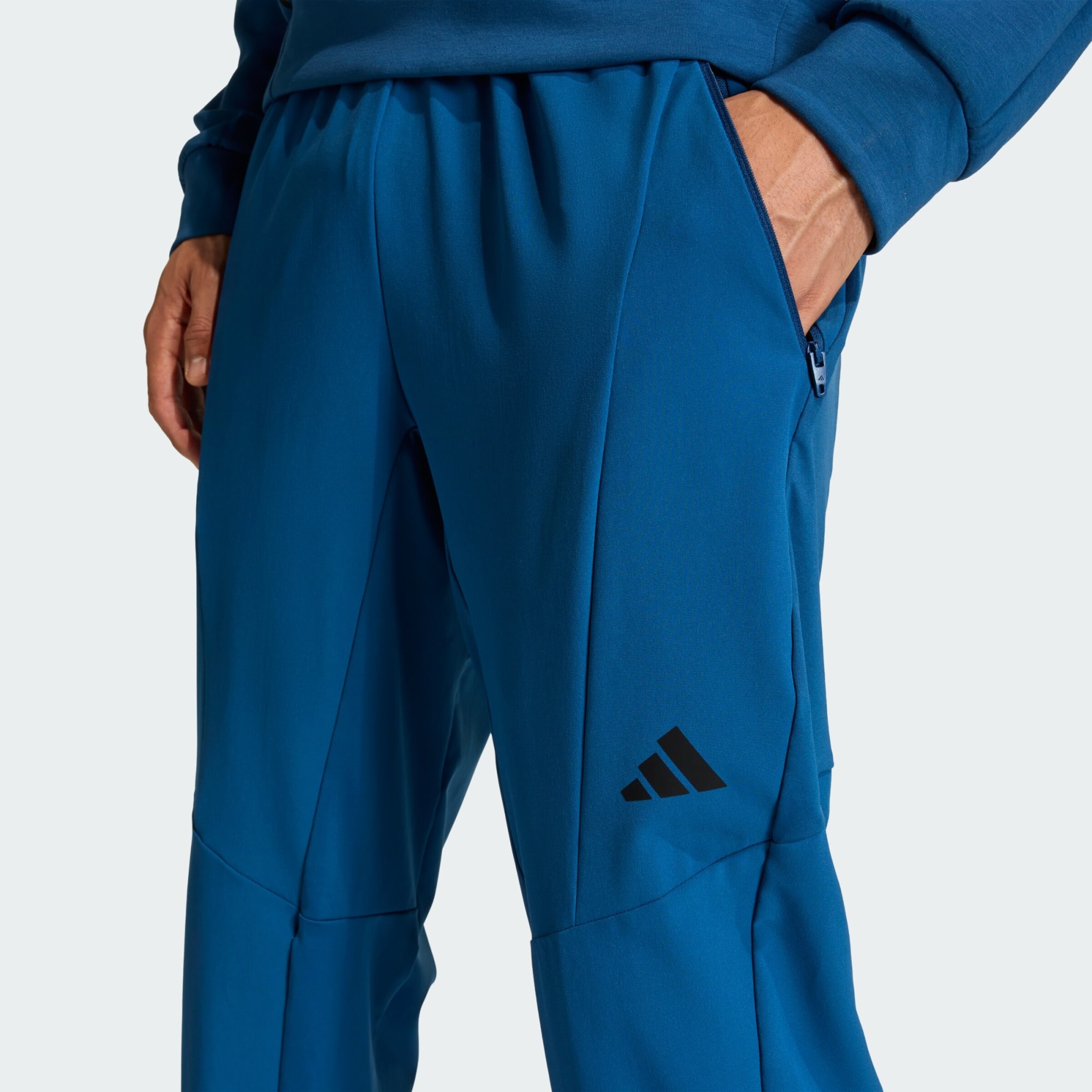 Adidas Performance Рабочие штаны для тренировок 'D4T' в темно-синем цвете — фото 4