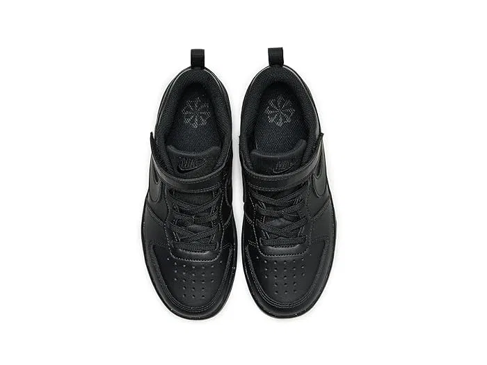 Кроссовки Nike Court Borough Low Recraft, Black/Black/Black — фото 3