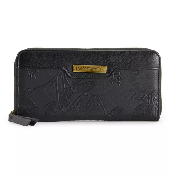 

Кошелек на молнии Frye And Co., цвет black tooling