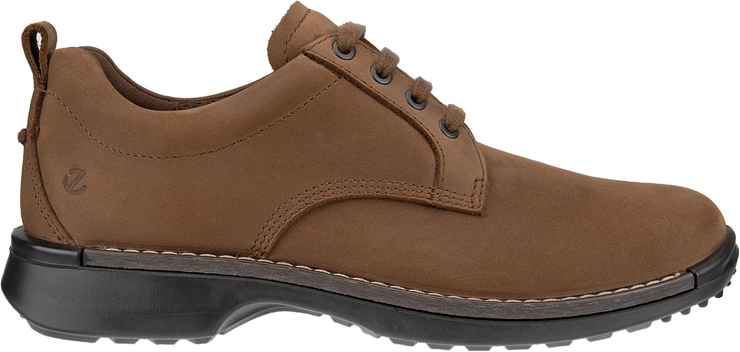 Мужские оксфорды ECCO Fusion с гладким носком, Cocoa Brown Nubuck — фото 2