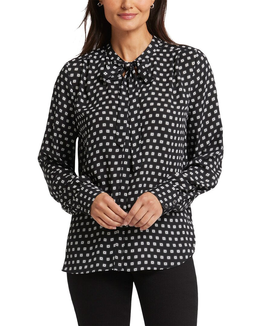 

NYDJ Блузка с воротником, белый