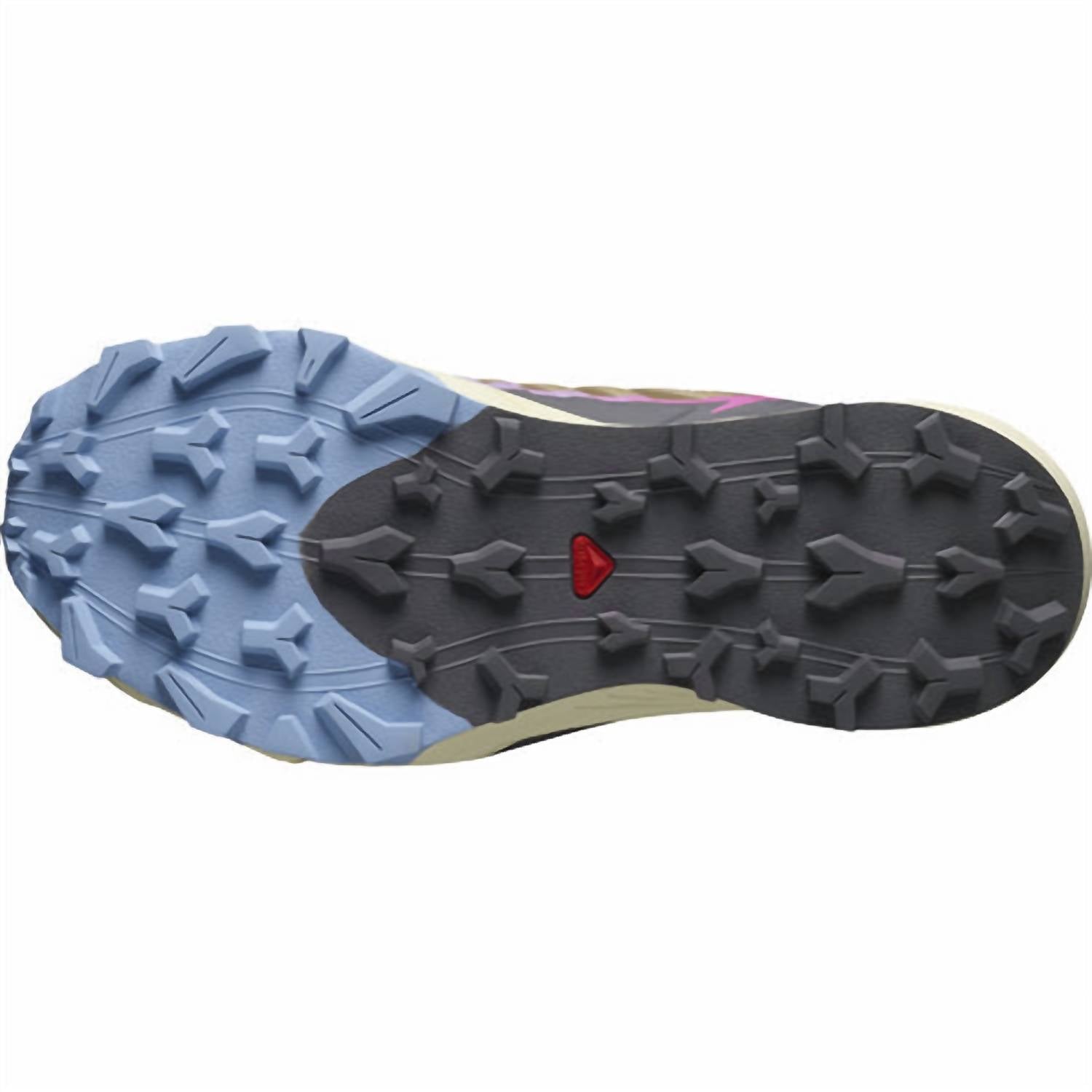Женские трейловые кроссовки Thundercross SALOMON, зеленый/синий — фото 2