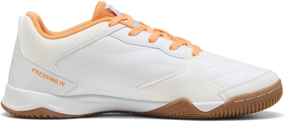 Спортивные кроссовки PUMA Unisex Pressing IV, 26 Frühjahr Sommer Farbe Puma Weiß Orange Leuchtend Lebendiges Silber 04 — фото 4