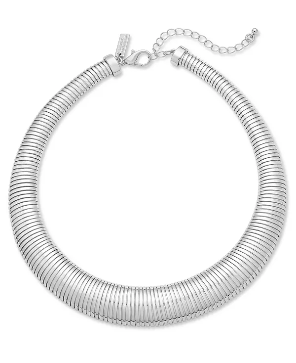 

Ожерелье-Ошейник с цепочкой омега золотистого оттенка, 17 дюймов + удлинитель 3 дюйма, эксклюзивно в Macy's I.N.C. International Concepts, silver