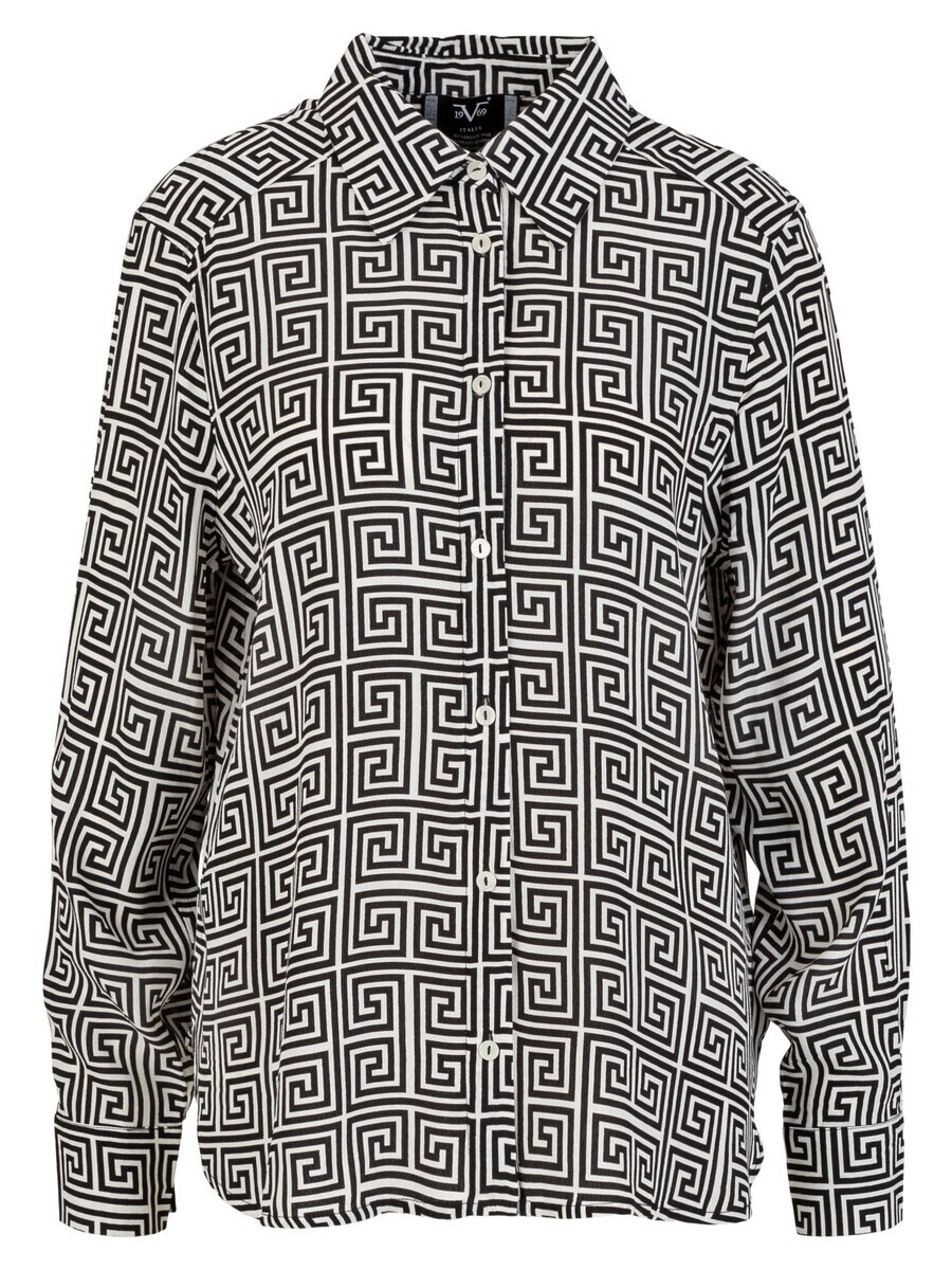 

Рубашка 19V69 ITALIA Blouse Lavina, черный/белый