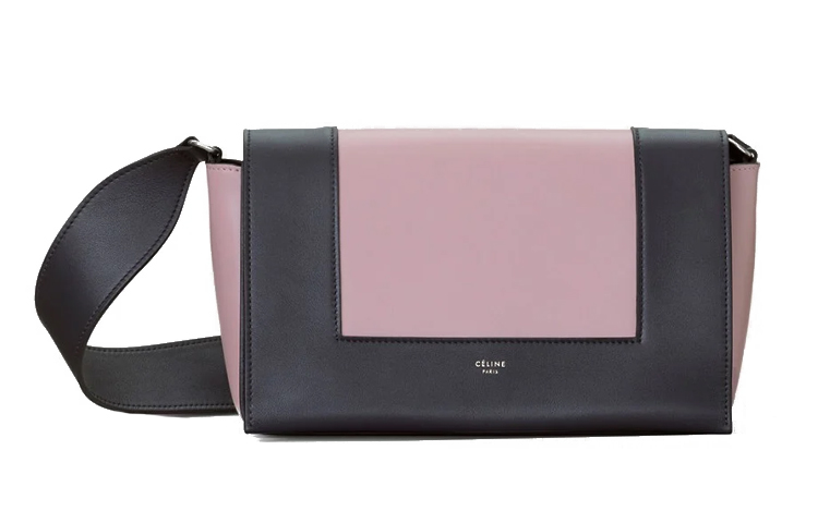 

CELINE Кожаная сумка через плечо среднего размера женская разноцветная розовая