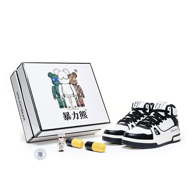 

Кроссовки Violent bears Lifestyle Shoes Unisex High-top, черный/красный