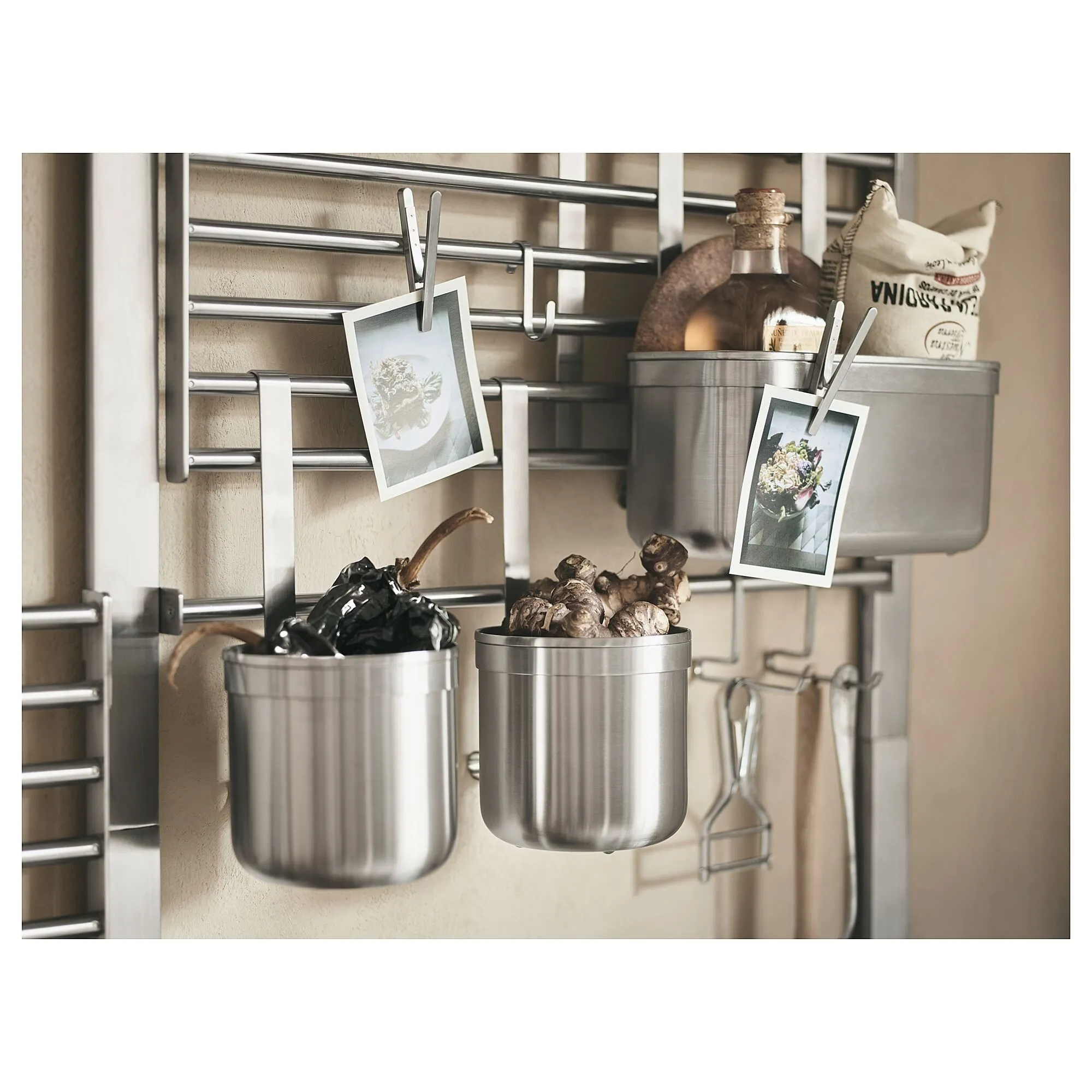 Подставка для столовых приборов, нержавеющая сталь, 12,0x26,5 см, KUNGSFORS IKEA — фото 4