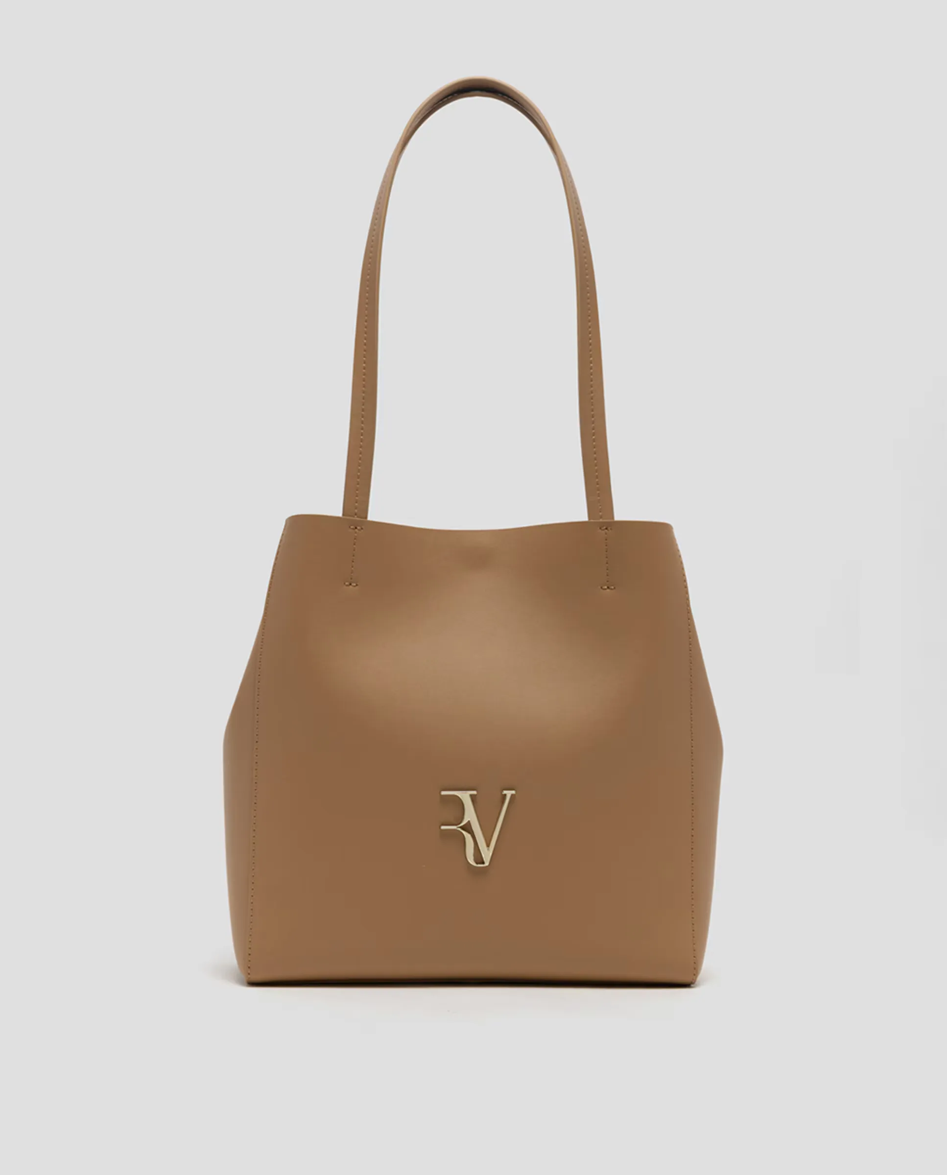 

Женская сумка Bruna Tote Maxi из кожи Roberto Verino, светло-коричневый