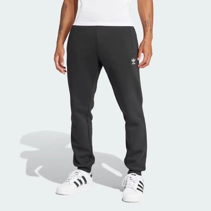 Мужские трикотажные спортивные штаны Adidas Originals, черный — фото 2