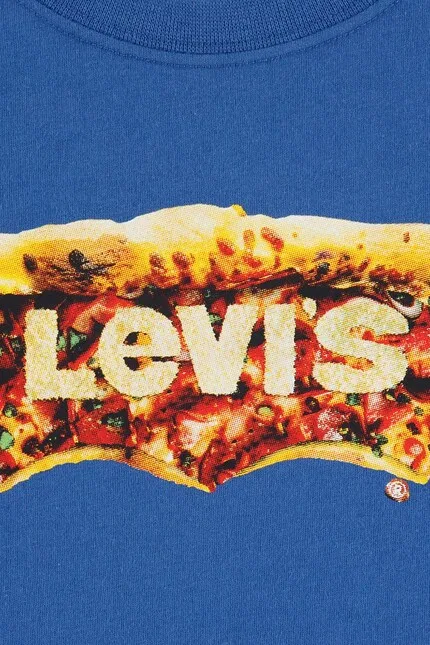 Футболка детская Batwing Slice Tee Levi's, синий — фото 4