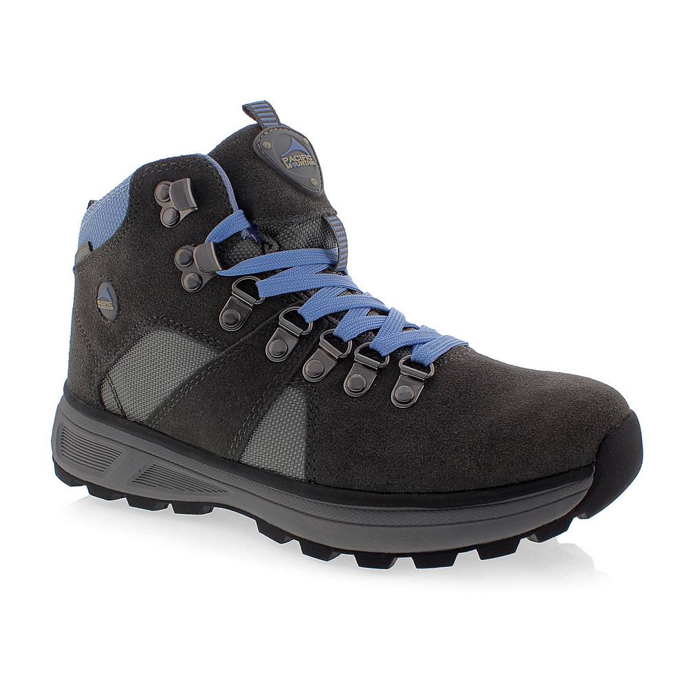 

Женские водонепроницаемые походные ботинки Pacific Mountain Sierra Mid, цвет Charcoal Kentucky Blue