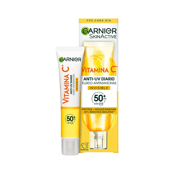 

Ежедневный осветляющий УФ-флюид Vitamina C Garnier, 1 UD