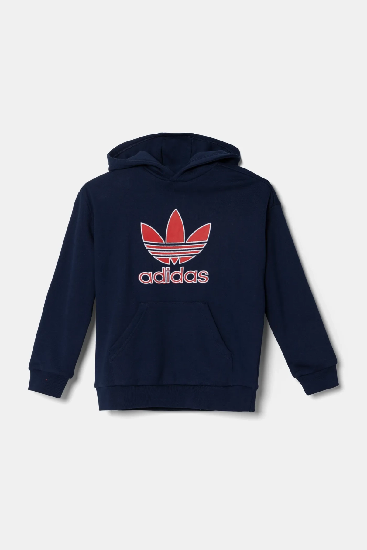 

Детская хлопковая толстовка adidas Originals, темно-синий