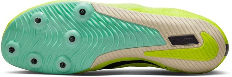 Легкоатлетические кроссовки Nike Zoom Rival для спринта, зеленый/черный — фото 2