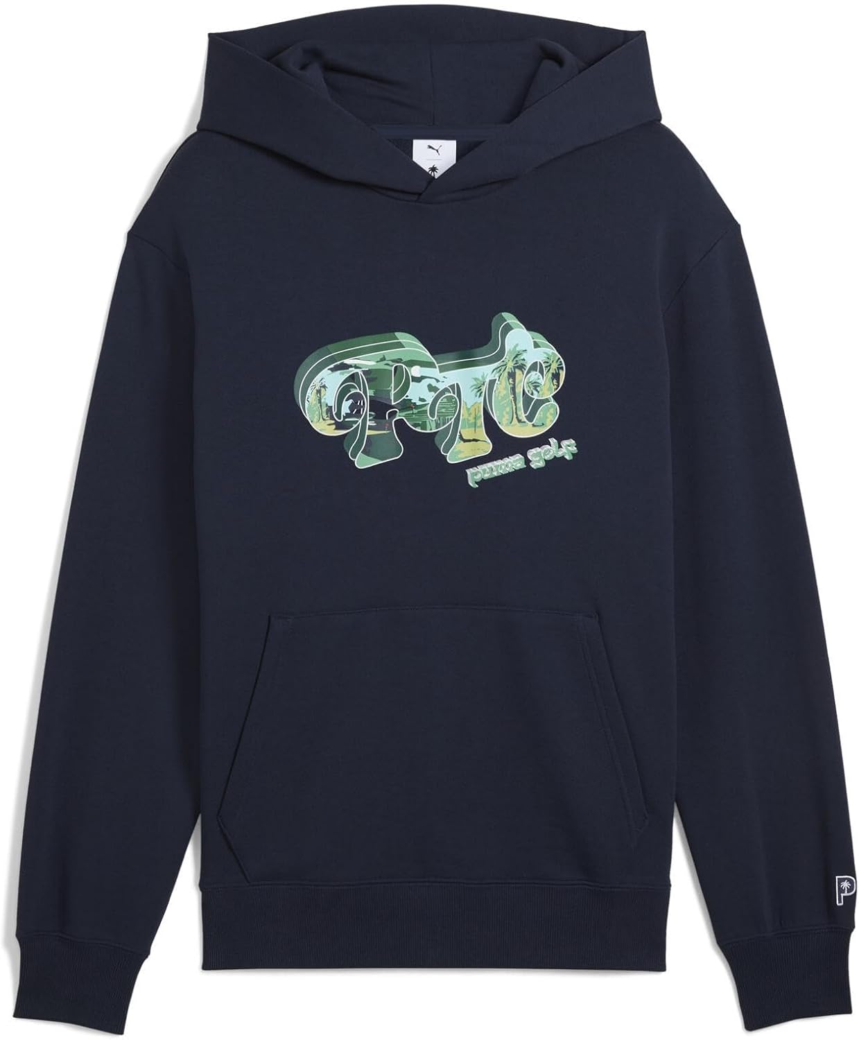 

Худи для гольфа PUMA, Худи PUMA X PTC для мужчин, темно-синий