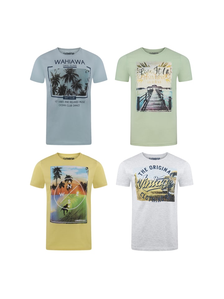 

Набор из 4 разноцветных футболок RIVLukas