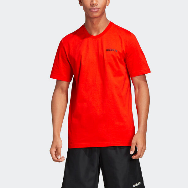 Футболка sports stylish short sleeve red Adidas, красный — фото 3