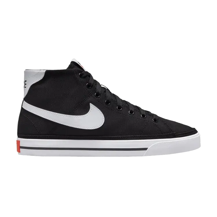 

Кроссовки Nike Court Legacy Canvas Mid 'Black White', черный