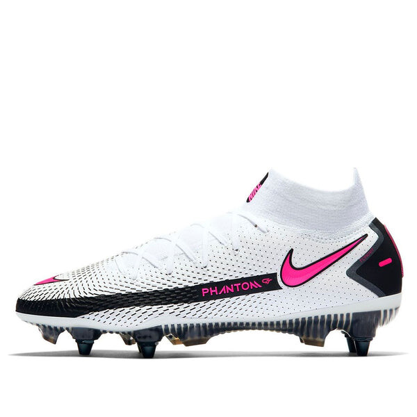 

Кроссовки phantom gt elite df sg pro 'white pink black' Nike, белый