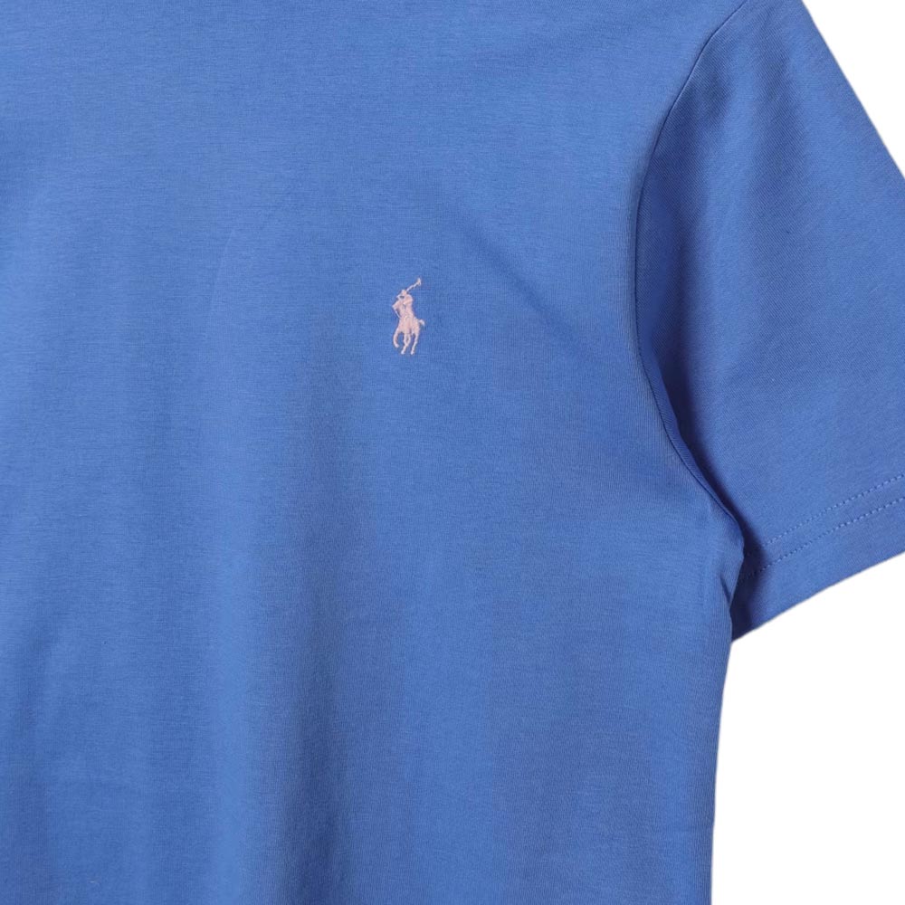 Футболка синяя детская Polo Ralph Lauren — фото 4