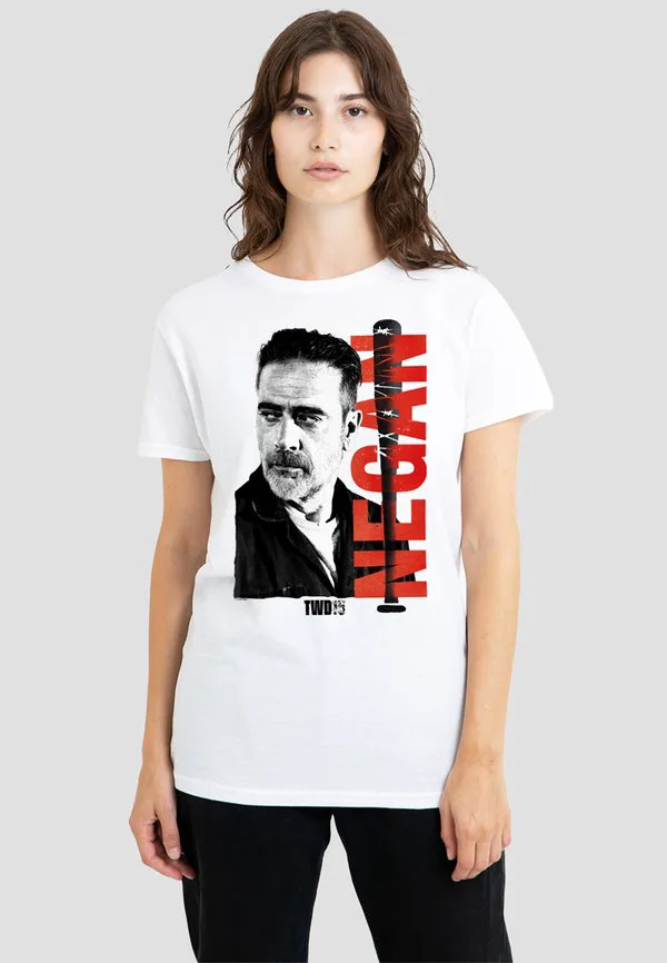 

Футболка с принтом нигана из «ходячих мертвецов» Cotton Soul, White, Белый, Футболка с принтом нигана из «ходячих мертвецов» Cotton Soul, White
