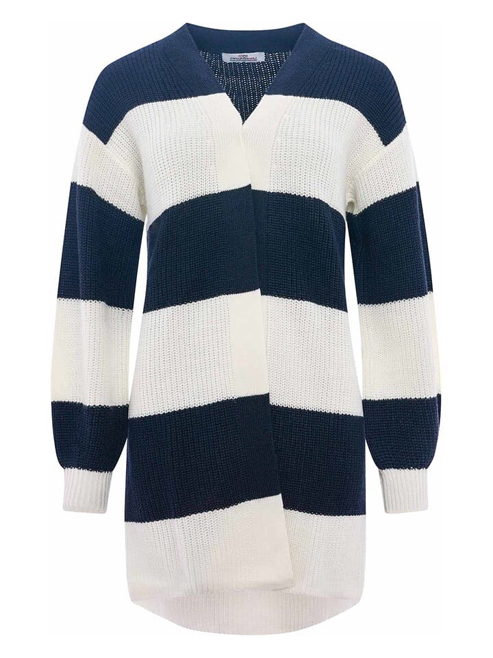 

Кардиган Zwillingsherz Cardigan Katja, цвет Weiß/Dunkelblau