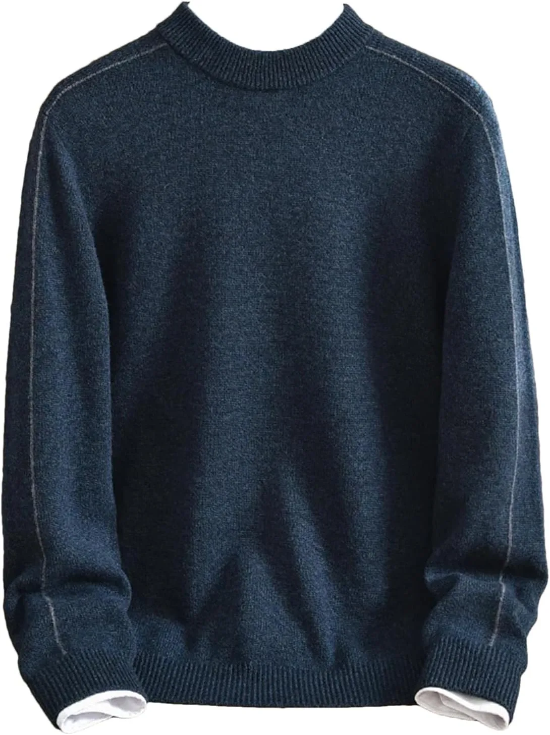 

Толстый вязаный свитер Vogrtcc с полувысоким воротником для мужчин