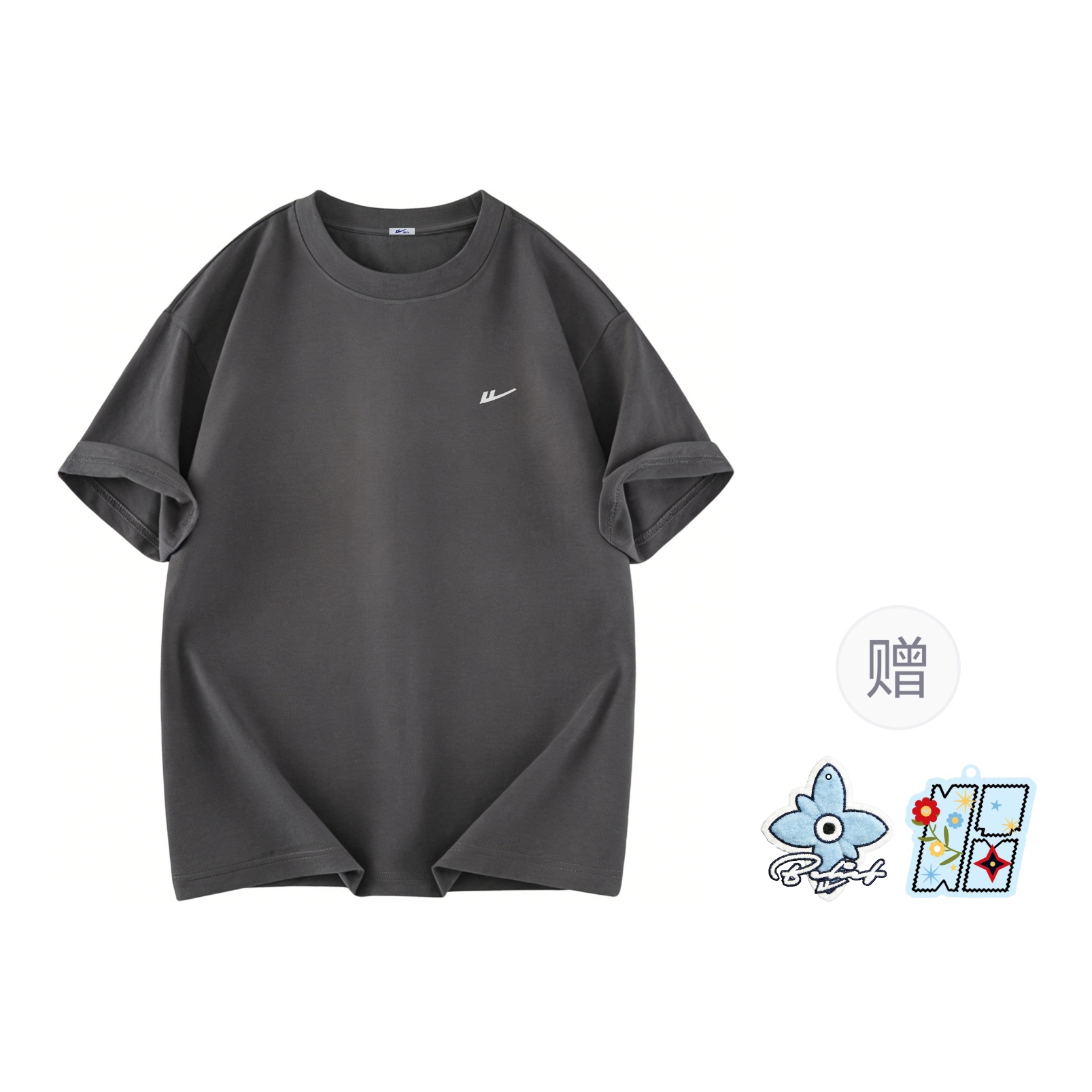 

Футболка Women's Crew Neck Moderate WARRIOR, темно-серый[free badge+scented sachet charm]