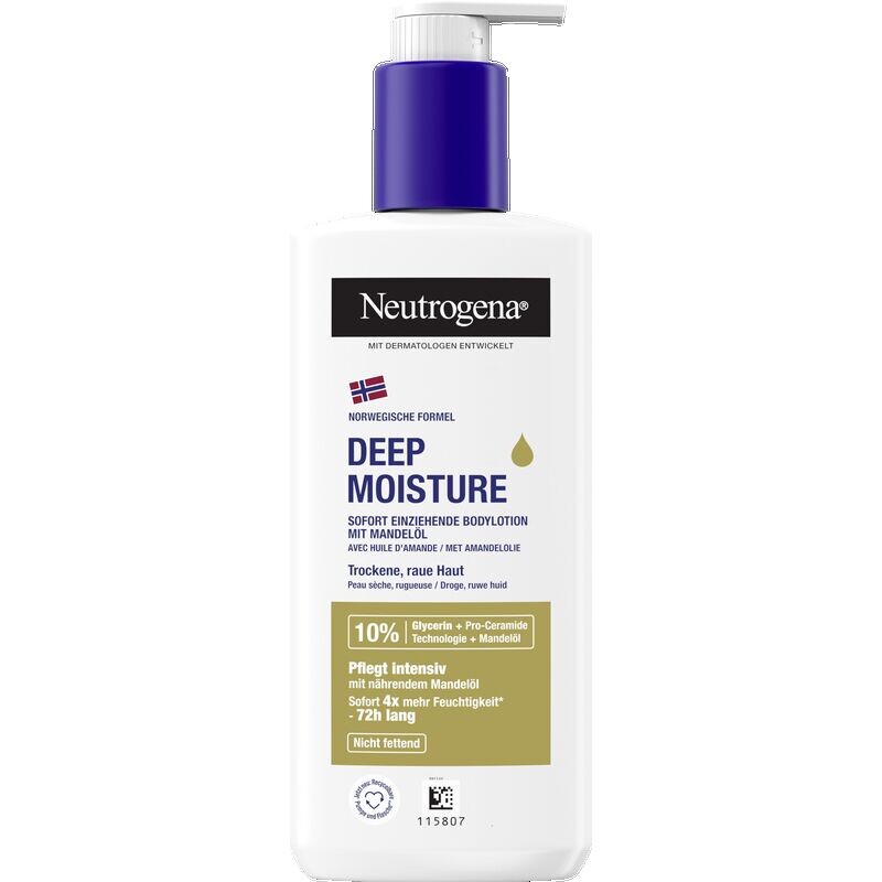 

Лосьон для тела «Норвежская формула» Deep Moisture Almond Oil Neutrogena, 250 ml
