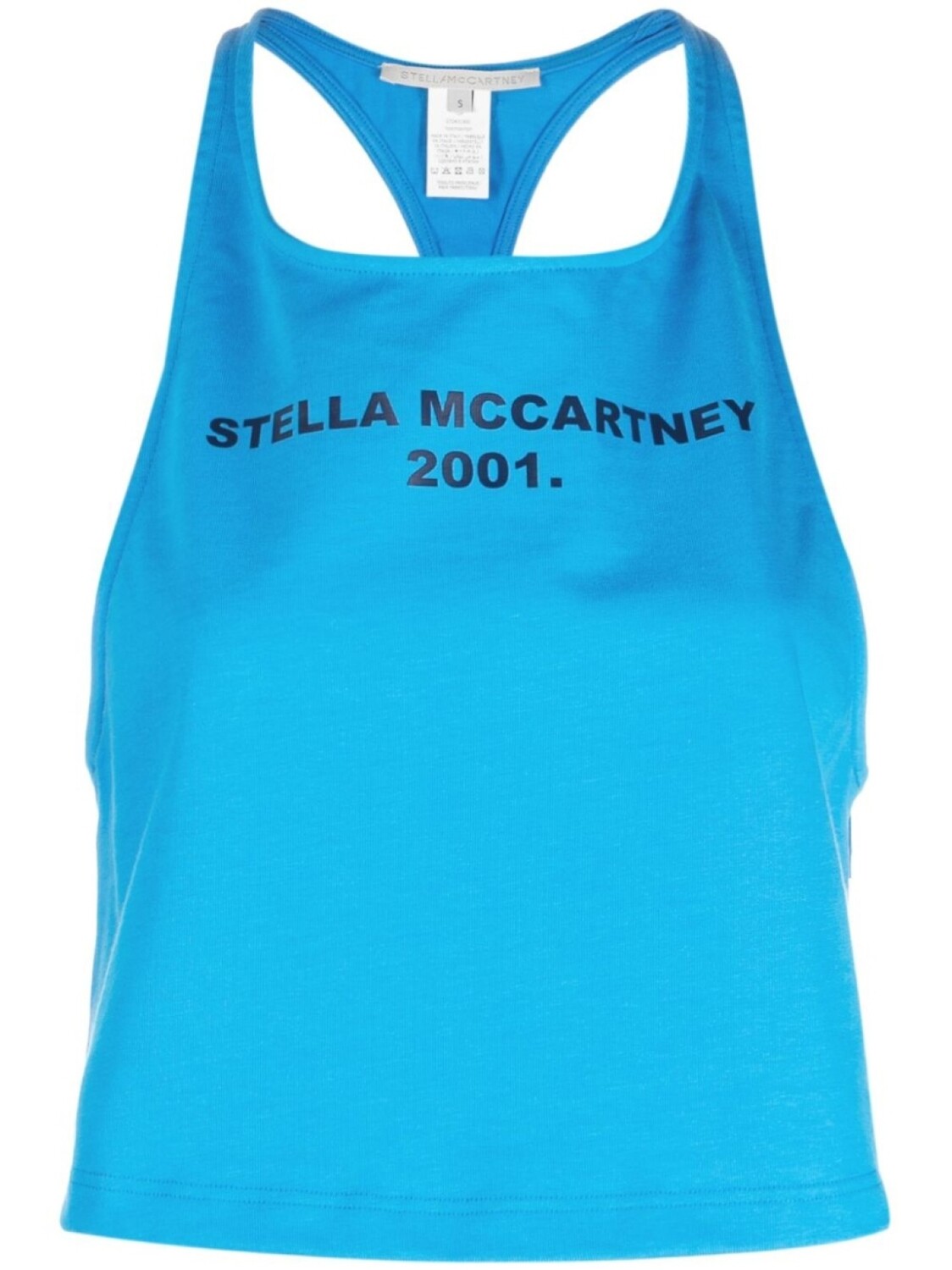 

Stella McCartney топ с логотипом, синий