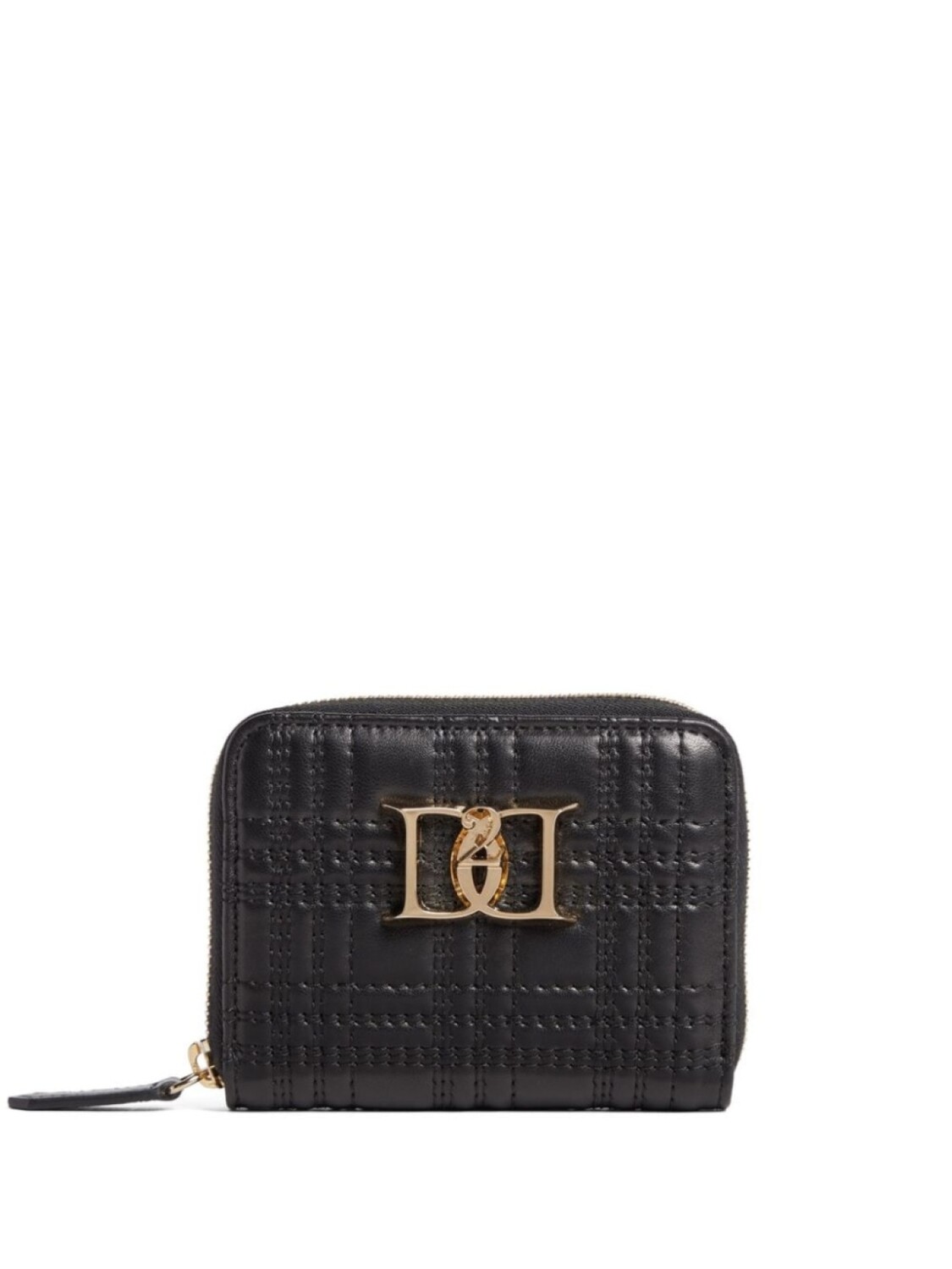

Кожаный кошелек с логотипом DSQUARED2, черный