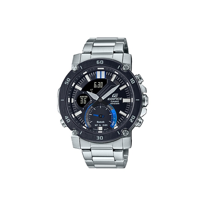 

CASIO Часы Men EDIFICE Black Watch ECB-20YDB-1APR, Black Dial