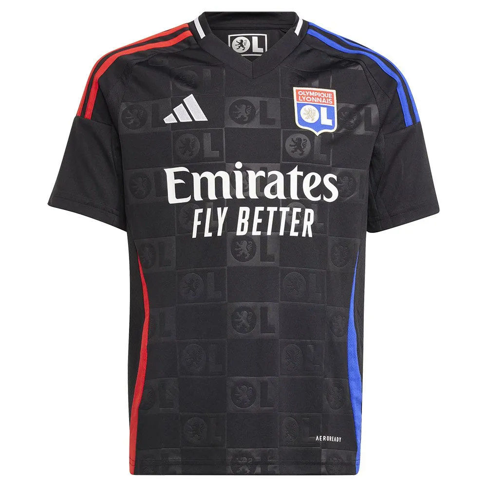 

Футболка с коротким рукавом adidas Olympique Lyon 24/25 Away junior, черный